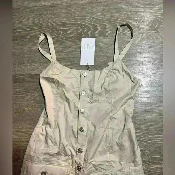 🔥🔥ZARA Gabardine pocket dress - Picture 5 of 6